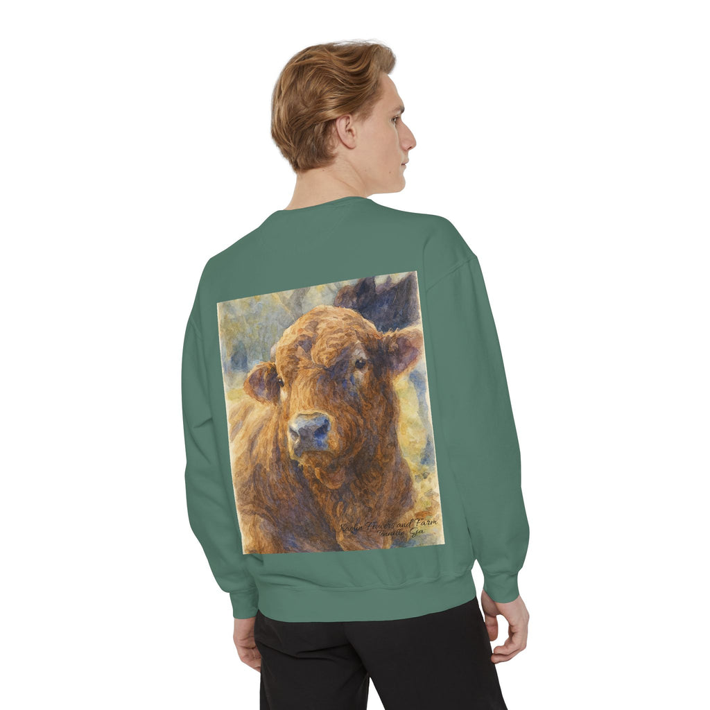 Kaolin Flowers and Farm DJ Mascot Sweatshirt — 'Gentle Giant' Farm Crewneck