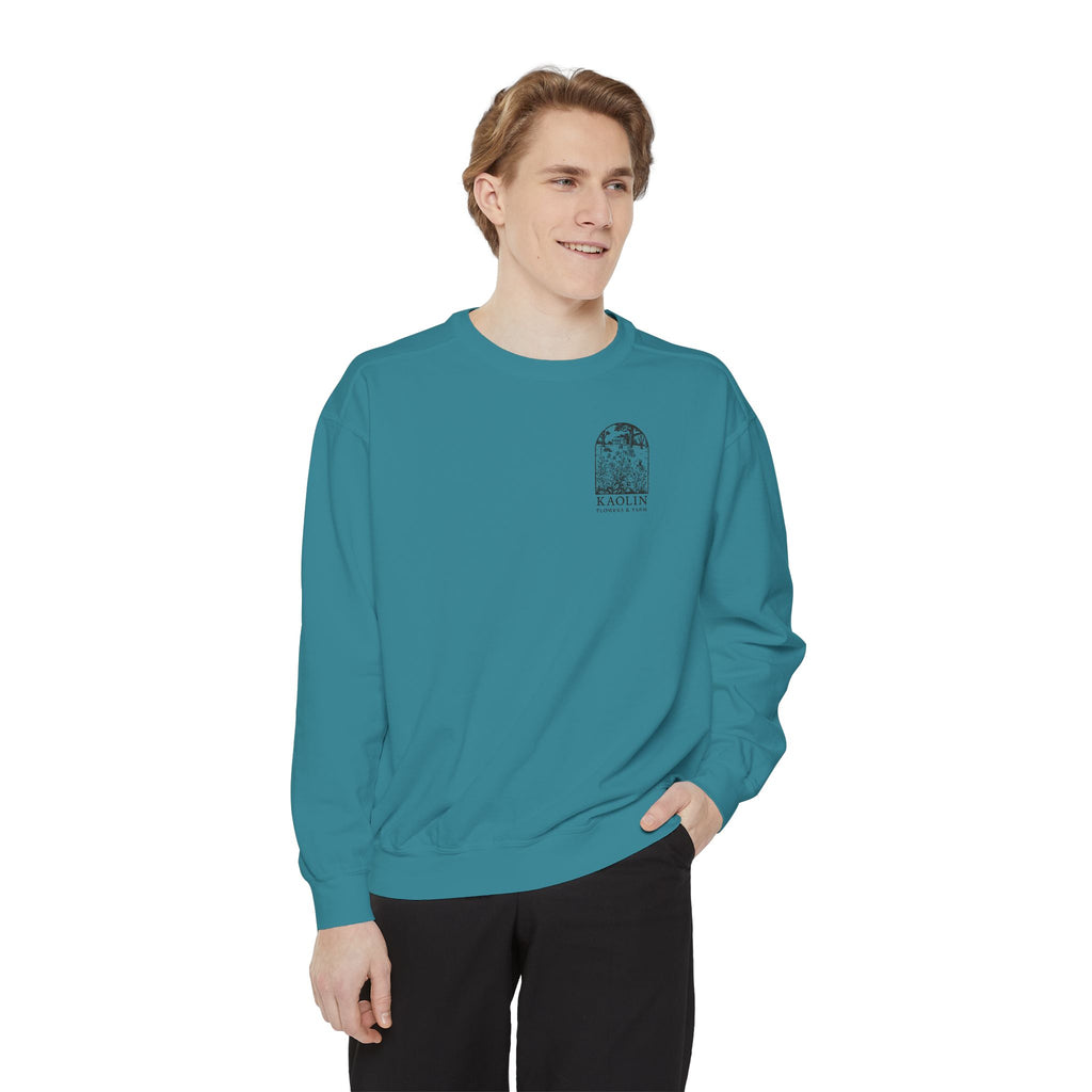 Kaolin Flowers & Farm Sweatshirt — "Grown With Love in Tennille, GA"