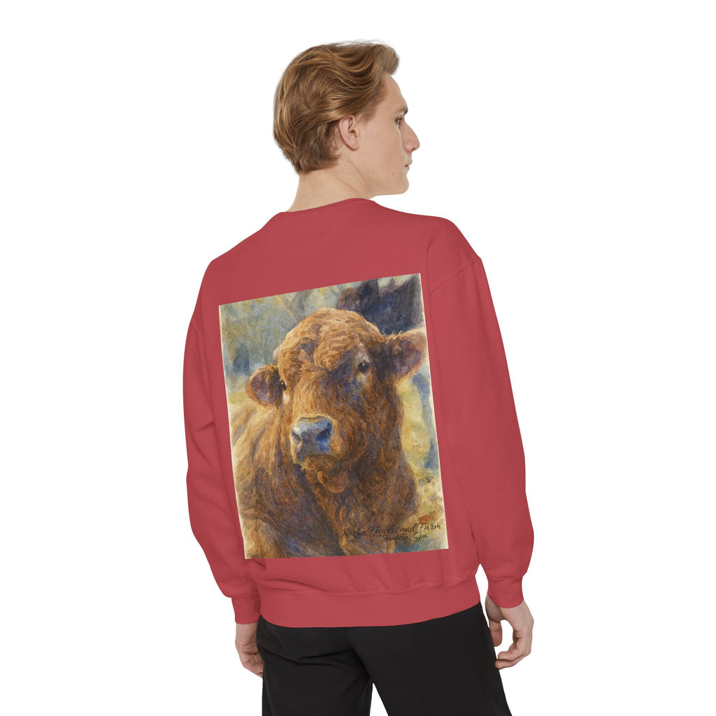 Kaolin Flowers and Farm DJ Mascot Sweatshirt — 'Gentle Giant' Farm Crewneck