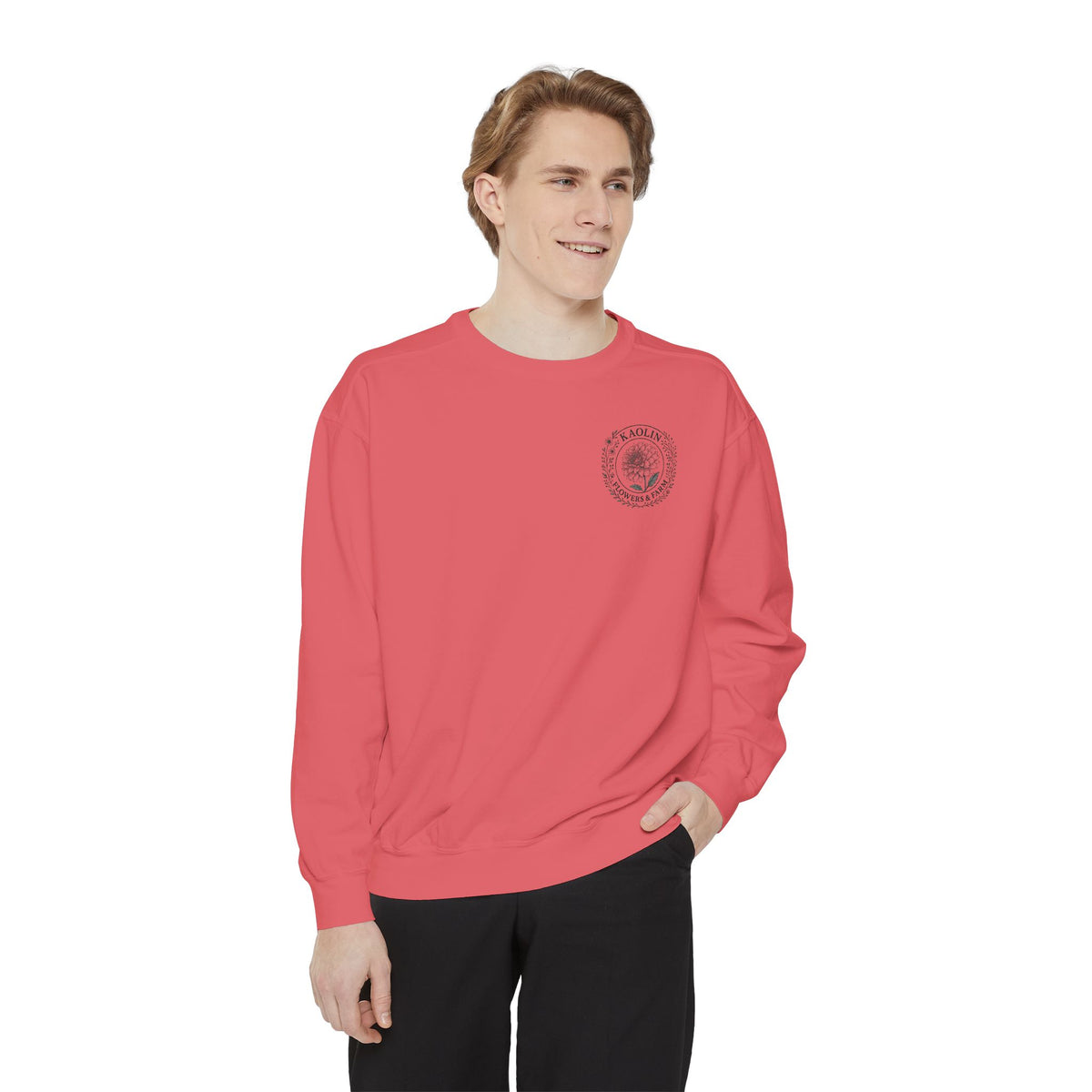 Kaolin Flowers and Farm DJ Mascot Sweatshirt — 'Gentle Giant' Farm Crewneck