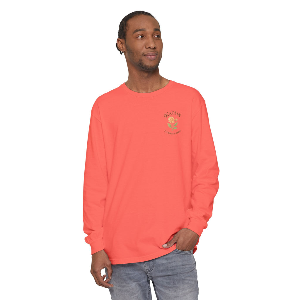 Kaolin Flowers and Farm Long sleeve T-Shirt- Support Local Small Farm
