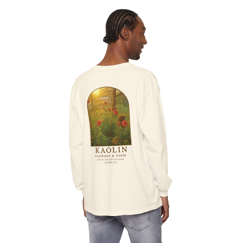Kaolin Flowers and Farm Long sleeve T-Shirt- Support Local Small Farm