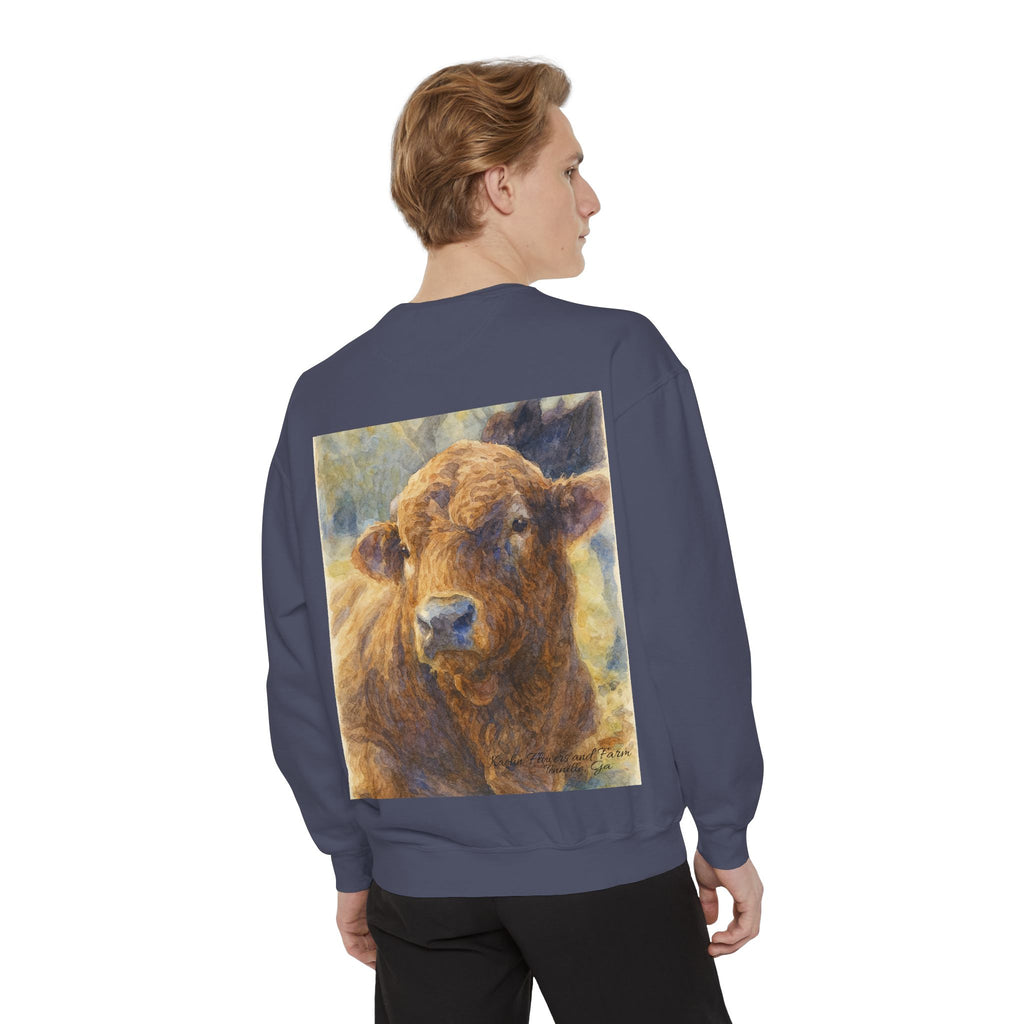 Kaolin Flowers and Farm DJ Mascot Sweatshirt — 'Gentle Giant' Farm Crewneck