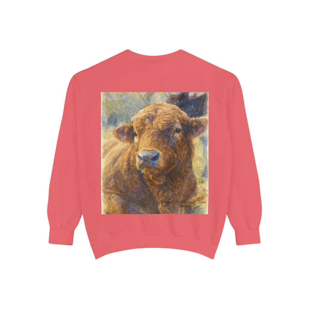 Kaolin Flowers and Farm DJ Mascot Sweatshirt — 'Gentle Giant' Farm Crewneck