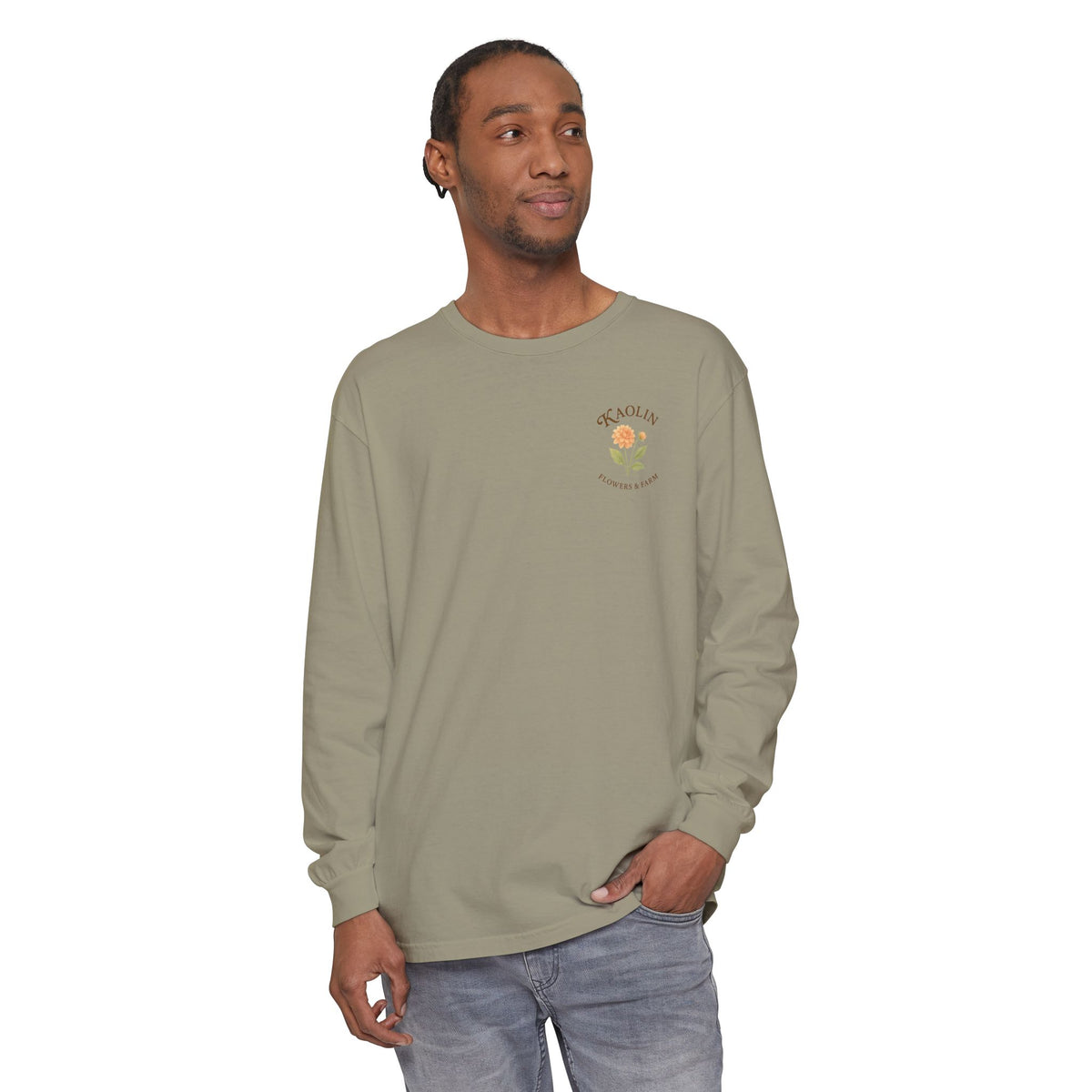 Kaolin Flowers and Farm Long sleeve T-Shirt- Support Local Small Farm