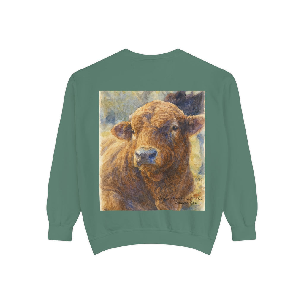 Kaolin Flowers and Farm DJ Mascot Sweatshirt — 'Gentle Giant' Farm Crewneck